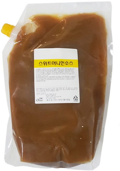 어니언소스 2kg 업소용 대용량 샐러드 핫도그 샌드위치소스 스위트어니언 햄버거소스, 1개