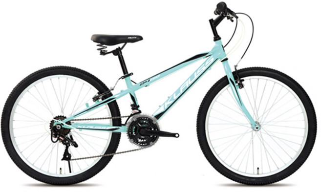 2023 지오닉스 뮤트 클라우스24GS 21단 24인치 산악 MTB 자전거, 무광블랙, 1개