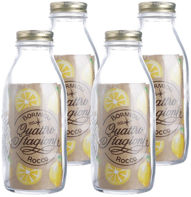 보르미올리 유리병 1000ml, 4개