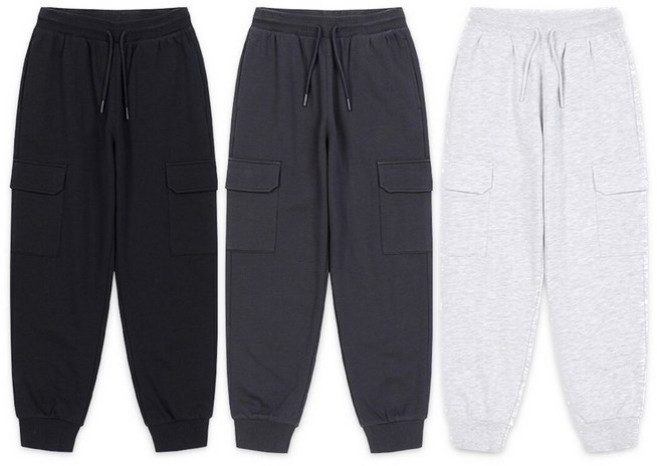 [백화점 정품] 탑텐 키즈 MKE1PT3002 24 SS 아동) 소프트 테리 포켓 립조거 니트팬츠