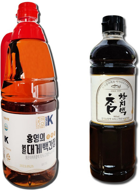 더동쪽바다가는길 홍영의 붉은대게 백간장1.5L + 참참치액900ml, 1세트