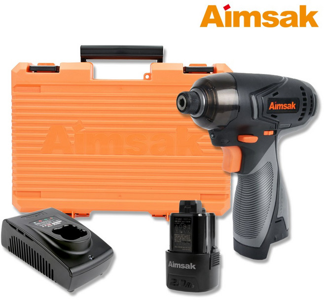 아임삭 임팩드릴 AI414M2 충전 드라이버 임팩트 배터리 충전기 케이스 세트, 1세트