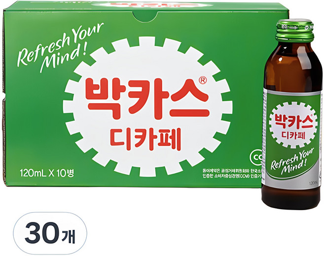 박카스 디카페 에이액, 120ml, 30개