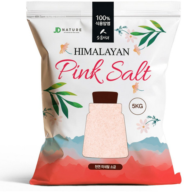 소금자리 히말라야 가는 핑크솔트, 1개, 5kg