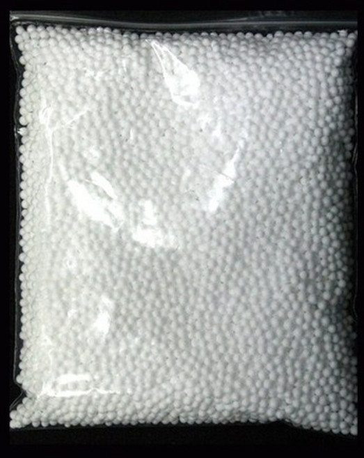 유니아트 2000 발포입자 1mm~10mm 스티로폼공 스티로폼구 원구 어린이집 유치원 초등학교 만들기재료, 7~10mm, 1개