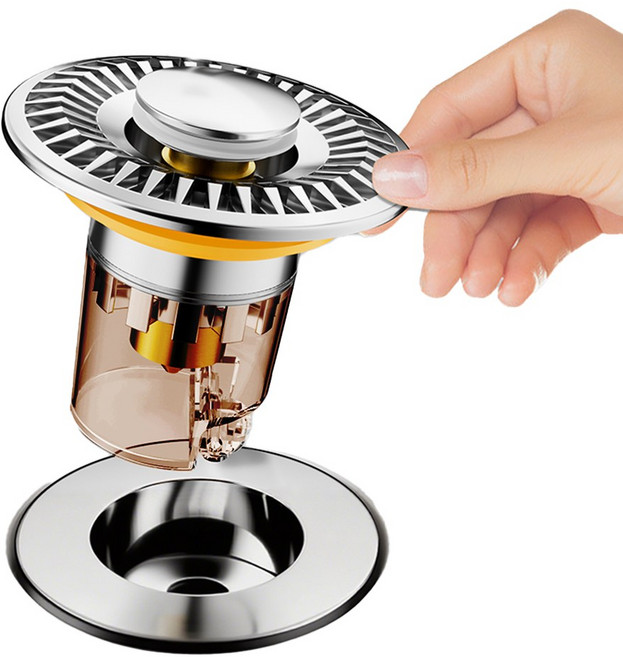 슈퍼인 세면대 물마개 벌레차단 냄새방지 욕실 조절가능 하수구트랩, 1개