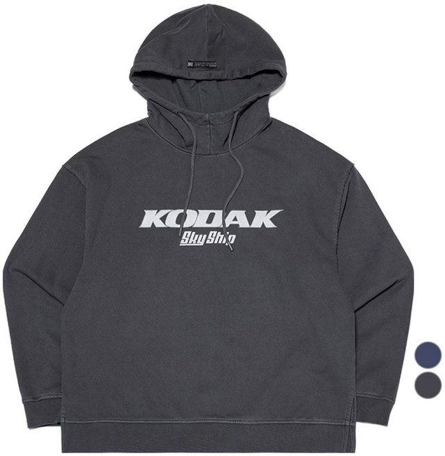 코닥어패럴 남녀공용 스카이쉽 피그먼트다잉 면 후드티셔츠
