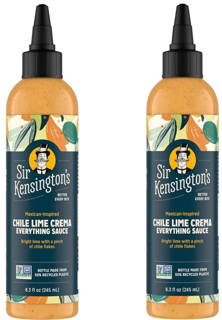 Sir Kensington 칠리 라임 크레마 에브리띵 소스 미국 직배송 245ml 2개