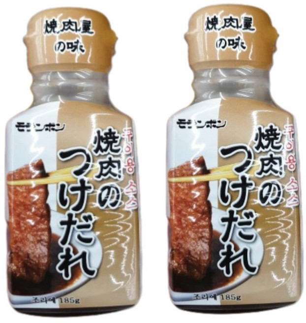모란봉 불고기 구이용 소스, 185g, 2개