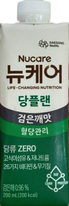 뉴케어 당플랜 검은깨맛, 200ml, 10개