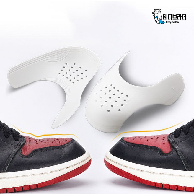 테디브라더 신발주름방지 슈가드 구김방지 가드, 남성용L, 화이트, 1개