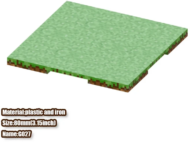 마인크래프트 마그네틱베이스 플레이트 다양한베이스 일치 빌딩 블록 장난감 소년과 소녀를위한 광산 세계, 13 Base 27