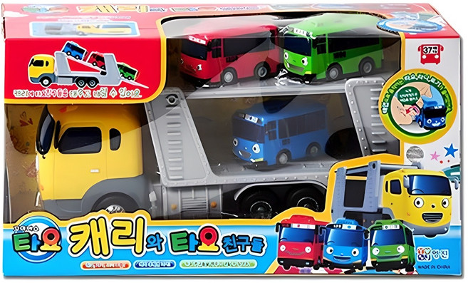 타요 캐리와타요친구들 트럭, 혼합색상, 1개