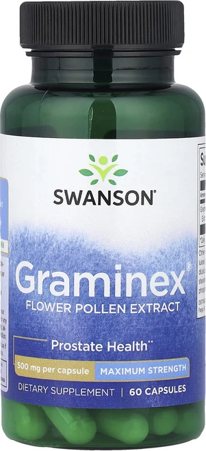 건강챙기세요 Swanson Graninex® 꽃가루 추출물 맥시멈 스트렝스 500mg 캡슐 60정 백살까지오래오래, SwansonGraninex꽃가루추출물맥시멈스트렝스50, 1개 - 쿠팡