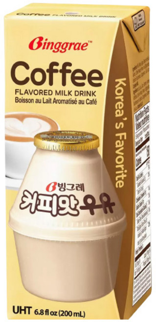 韓國Binggrae 調味乳, 200ml, 1個