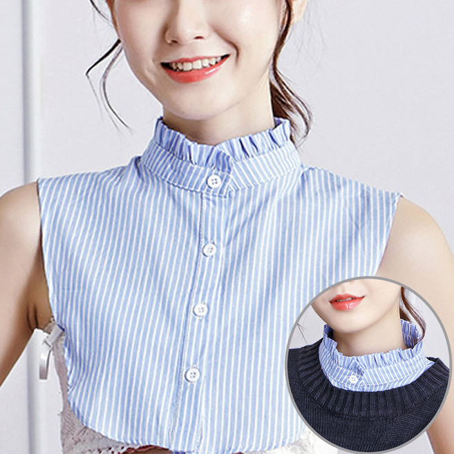 페이크 목폴라 공갈 공갈티 레어드 셔츠 카라 넥카라 목티 넥케이프 반폴라 목토시 가짜 목티 카라티 목폴라 넥워머