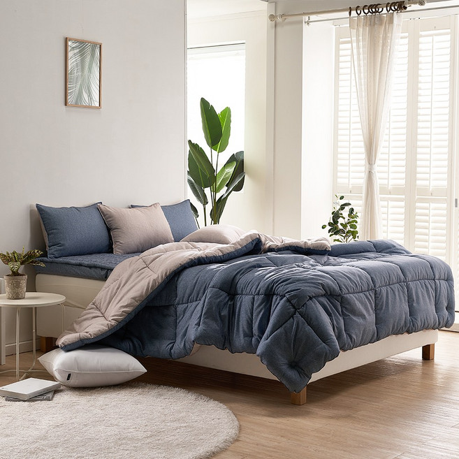 더베딩샵 다운필 실키마이크로 차렵이불 슈퍼싱글 퀸 SS Q 겨울이불 따듯한이불 알러지방지 진드기방지 알러지케어 먼지없는이불