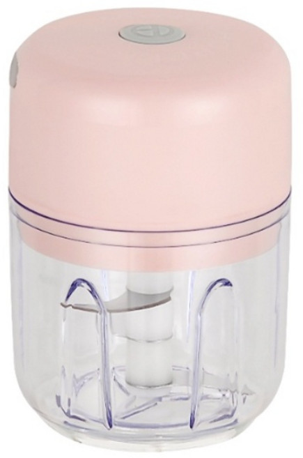 전동 자동 무선 만능 야채 마늘 다지기 USB 충전식, 1세트, 베이비핑크