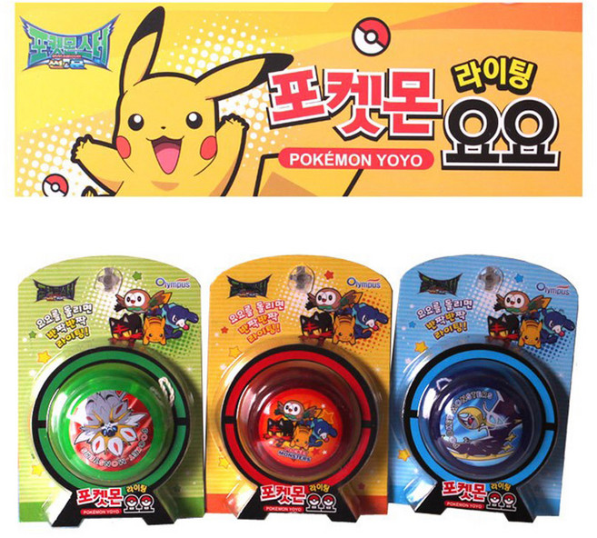 포켓몬 라이팅요요 3종 세트, 단품, 단품