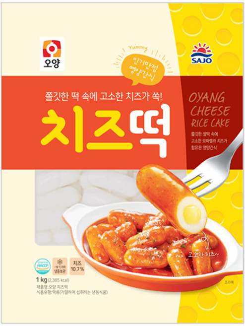 사조오양 치즈떡 1kg, 1개