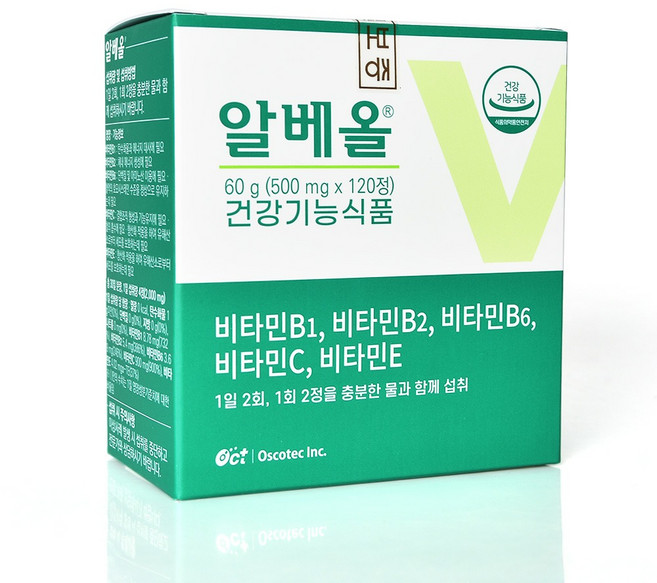 오스코텍 알베올 멀티비타민, 120정, 1개