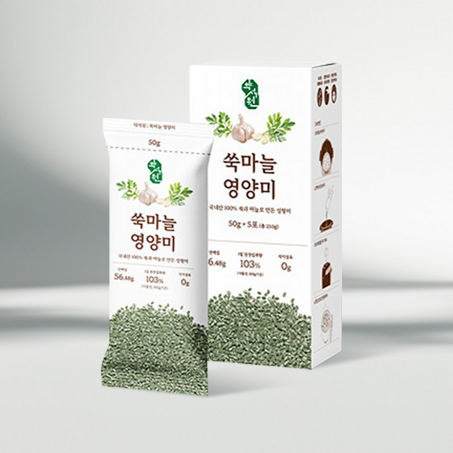 [횡재미가] 고단백쌀 쑥마늘 영양미 저당 저탄수화물 250g, 10개, 50g