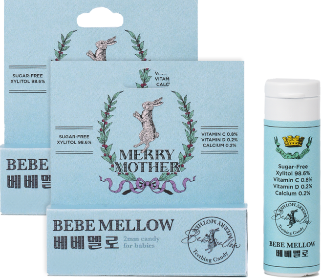 베베멜로 캔디, 2개, 8g