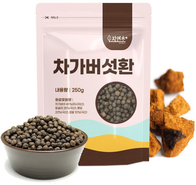 자연초 차가버섯환 차가환, 1개, 500g