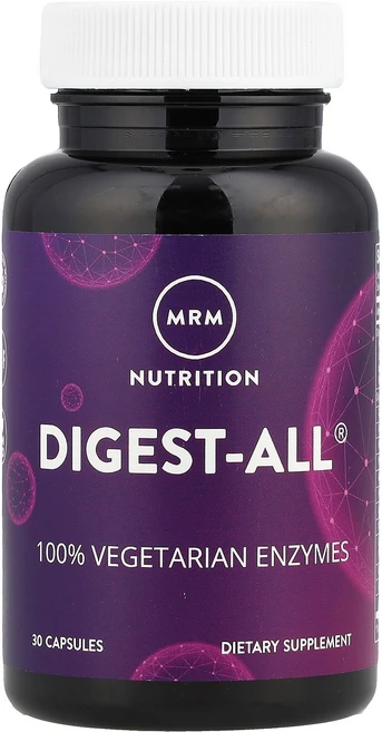 MRM Nutrition 다이제스트-All 30 캡슐, 알약/캡슐, 3개, 30정 - 쿠팡