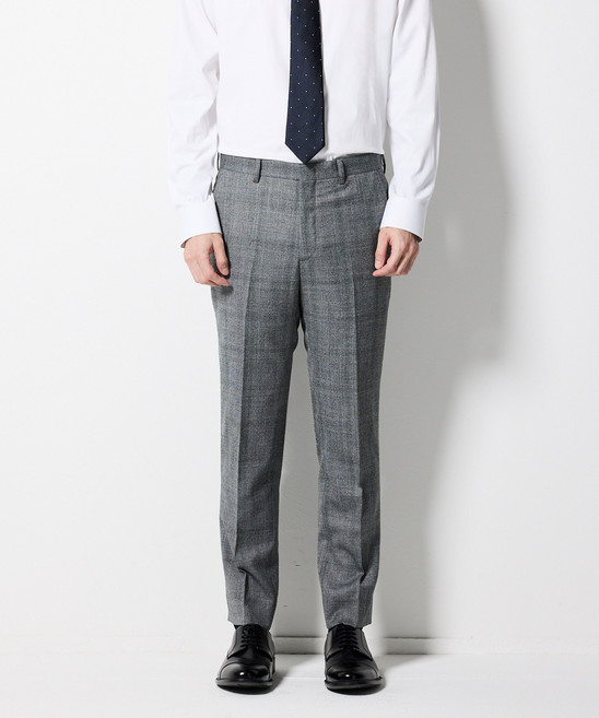 [STCO] 남성 엑스트라파인 울41% 글렌체크 수트 팬츠 슬랙스 클래식핏 그레이