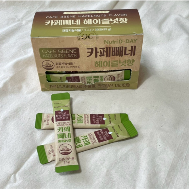 뉴트리디데이 카페빼네 헤이즐넛향 30p, 99g, 1개
