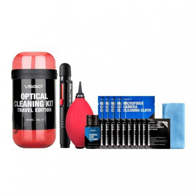 비스고 VSGO Travel Cleaning Kit - Red, 1개