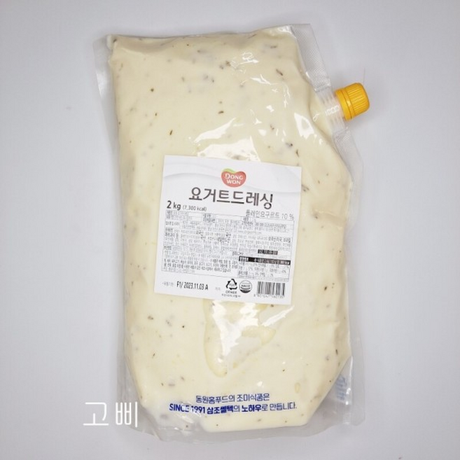 동원 요거트드레싱 샐러드 드레싱소스, 1개, 2kg