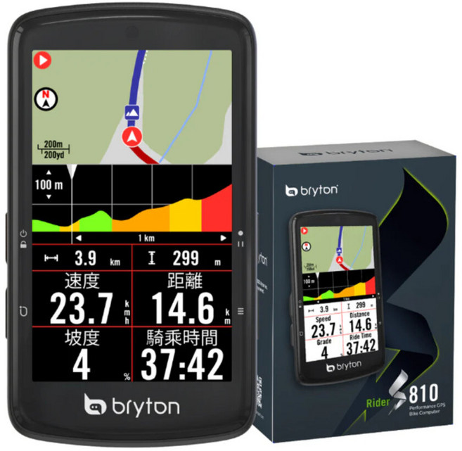 Bryton Rider 自行車碼表 原廠公司貨 保固一年, S810T(碼表與感測器組), 1個