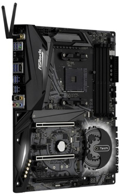 ASRock X470 타이치 메인보드는 AMD Ryzen 9 5900X R7 5700X 3D R5 5600G CPU 4개의 DDR4 3466MHz 메모