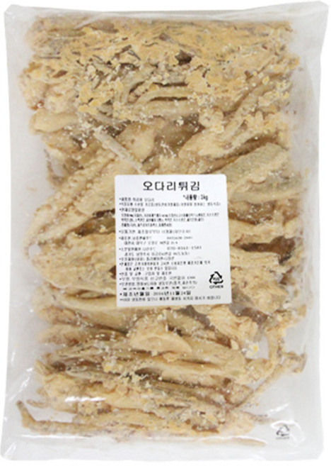 오다리튀김 1kg (드라이아이스 포함), 1개