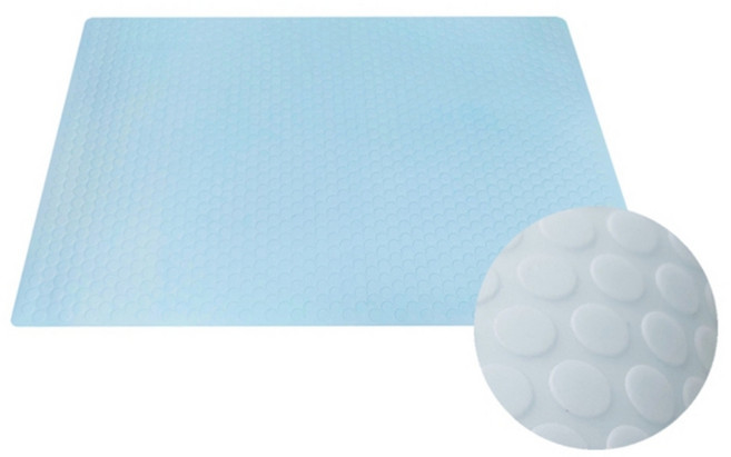 야광 실리콘 화장실 미끄럼방지매트 논슬립 욕조 욕실 낙상방지 깔판 나이팅게일측광 중 소 45cm/45cm 70cm/45cm 노인 장기요양 복지용구 실버용품 요양등급 어르신용품, 일반구매, 1개