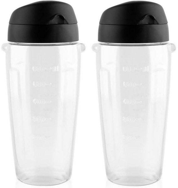 Anbige 2피스 오스터 블렌더 교체 부품 컵 20온스 스무디 병 액세서리 클래식 시리즈 블렌더와 호환 가능, Anbige 2피스 오스터 블렌더 교체 부품 컵 20온