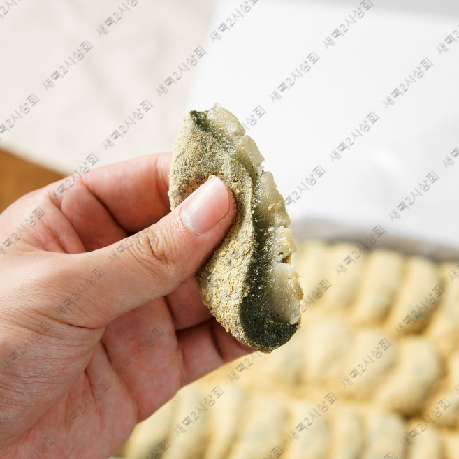 강낭콩쑥개떡 국내산 찹쌀 무농약쑥 강낭콩앙금, 64개, 60g