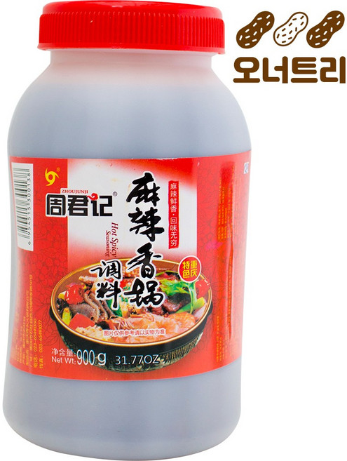 왕부정 중국식품 주군기 마라샹궈 소스 900g, 1개