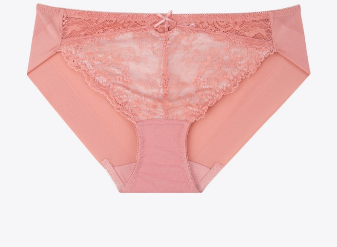 섹시쿠키 싱글솔리드 코랄 햄팬티