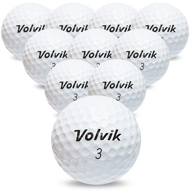 나이스골프 볼빅 화이트 A+급 로스트볼, 10개, 1개, 10개입