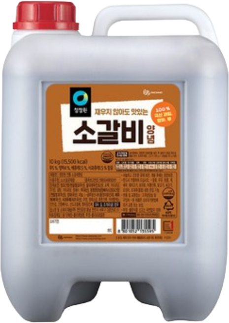 청정원 소갈비양념, 1개, 10kg
