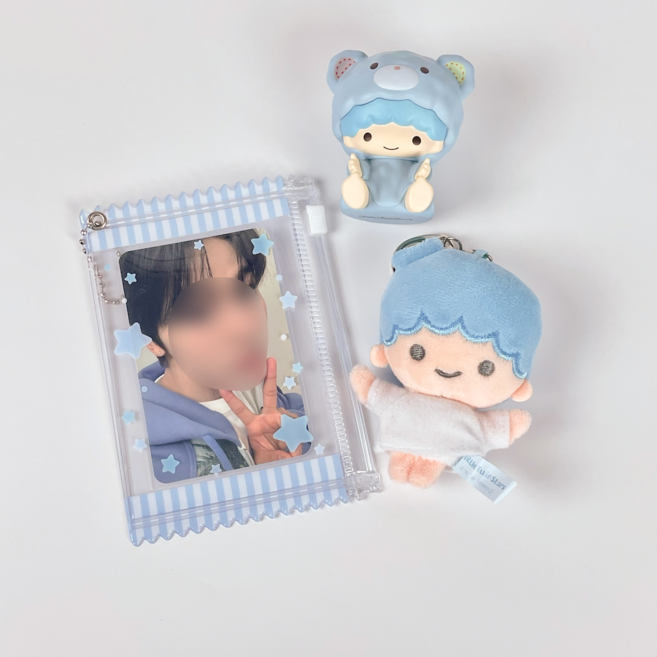 유리시 pvc 포카파우치 투명 포카홀더