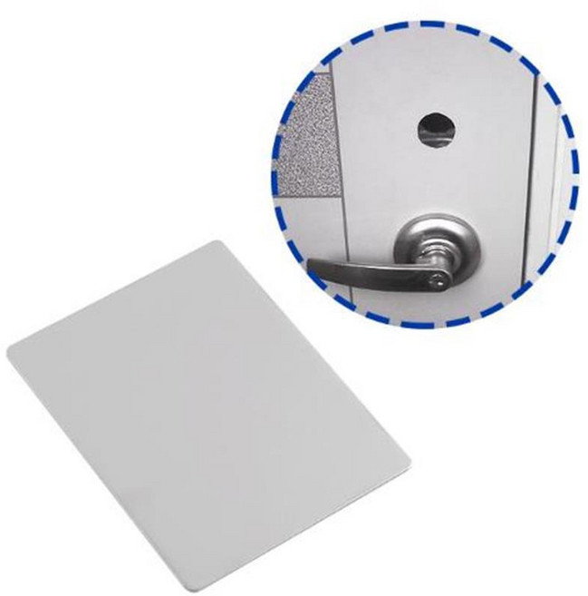 사각 보강판 보조키 스텐 구멍마개 현관문구멍 홀커버, 1개