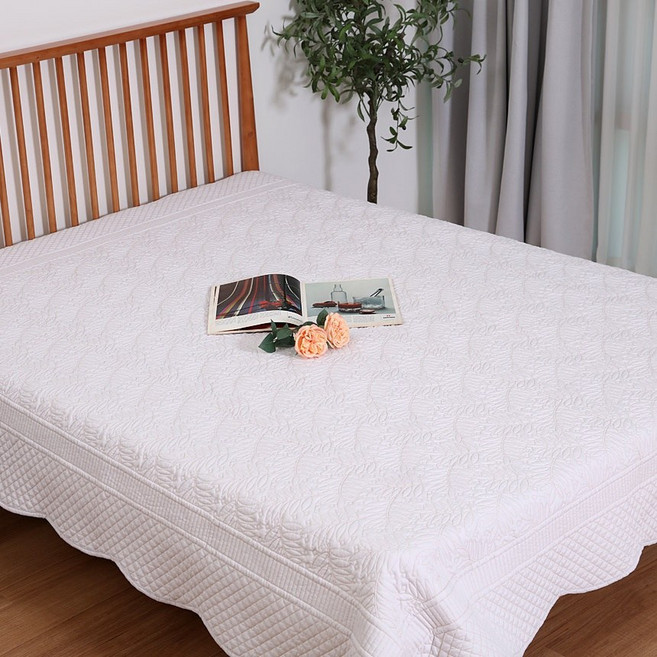 모달 수팍 순면 사계절 워싱 스프레드 쇼파패드 카페트, 아이보리