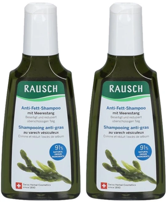 라우쉬 디그리징 샴푸 씨위드, 200ml, 2개 - 쿠팡