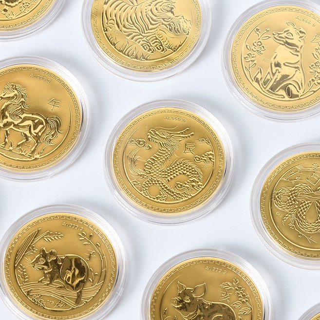 24K 999.9% 십이지신 순금코인 0.1g