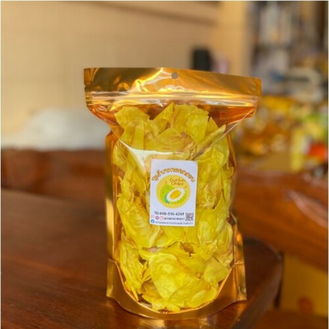 바삭바삭한 두리안 칩 A등급 몬통 두리안칩 300g 500g 바삭 향긋 달콤 맛있는 칩, 01. A등급 두리안 칩 300g, 1개