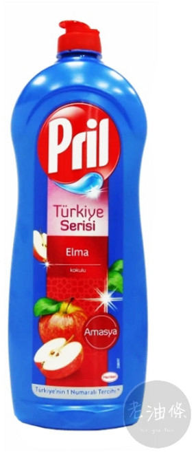 PRIL 高效能濃縮洗碗精 德國原裝 3868ml, 1個, 蘋果 653ml
